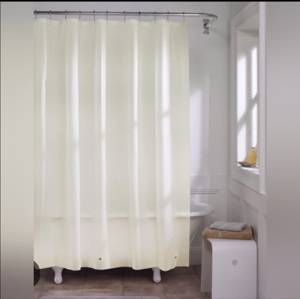Mainstays Extra Lightweight Shower Liner - Ivory